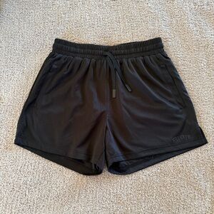 Kill Crew Black Muay Thai Shorts (Mid Thigh)
